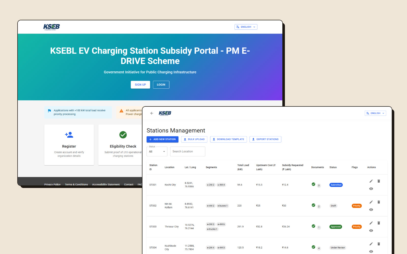 Kerala EV Station App