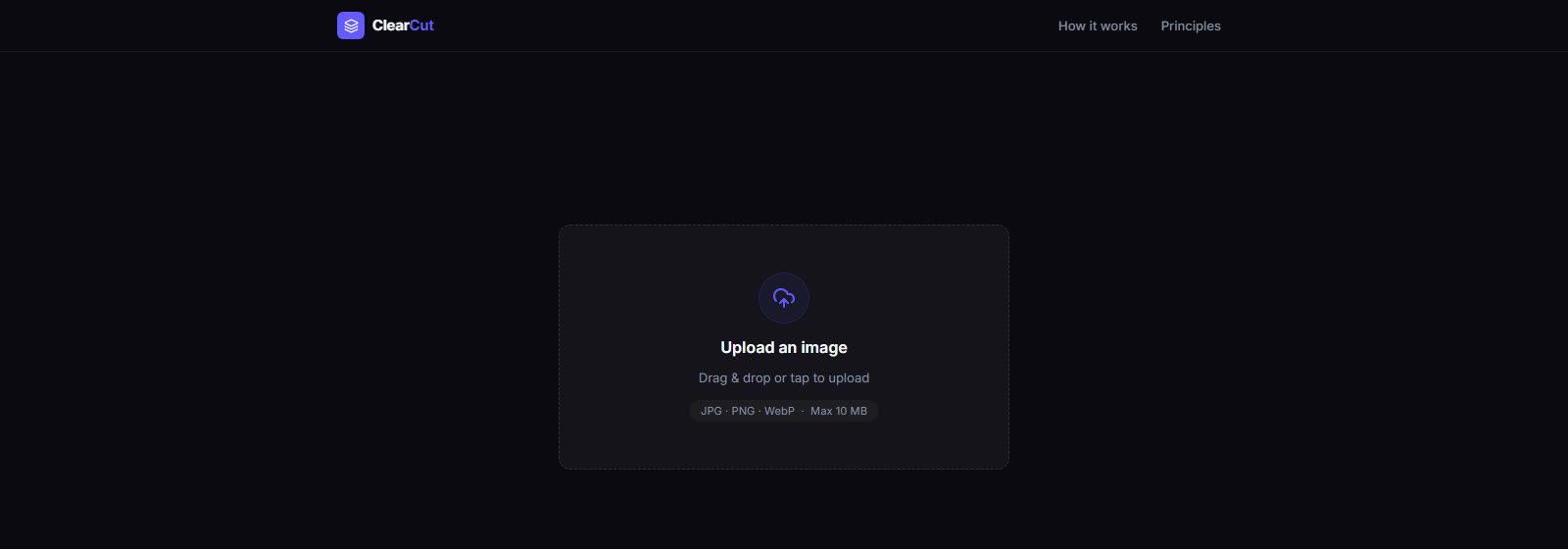 ClearCut — background remover
